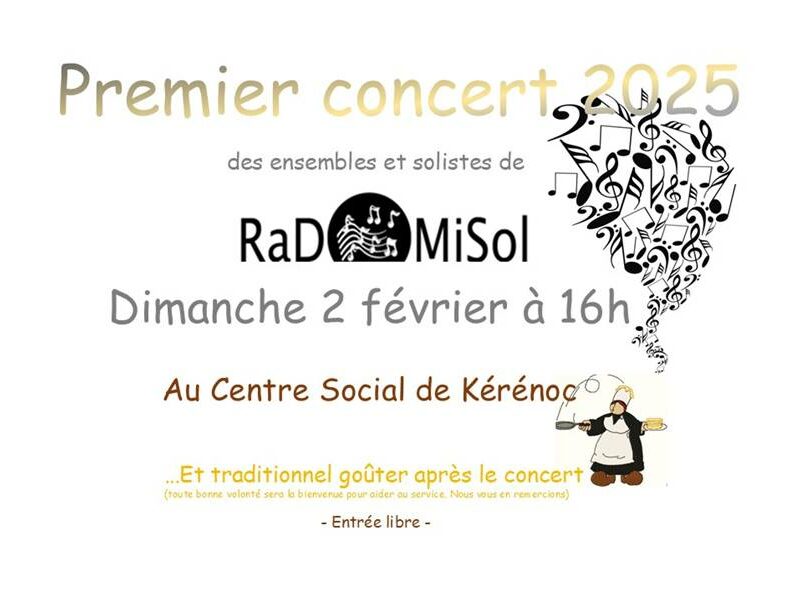Concert de début d’année – dimanche 2 février